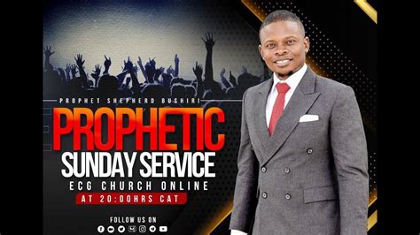 He was ten years old at the time and did not know who this supernatur­al being was who stood before him. . Prophetic calling by prophet shepherd bushiri pdf